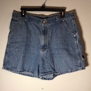 VINTAGE LEE RIVETED HIGH WAISTED SHORTS